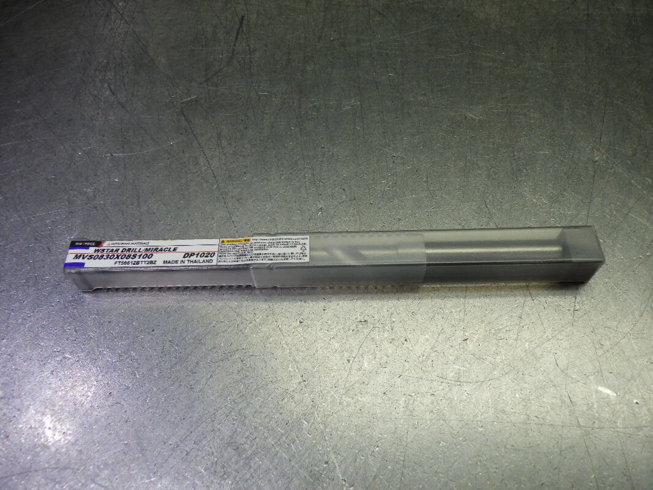 Mitsubishi 8.3mm Coolant Thru Carbide Drill WVS0830X08S100 DP1020 (LOC2497)