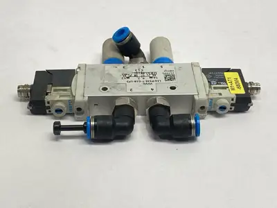 VUVG-L14-P53E-T-G18-1P3 | Festo  Solenoid Valve 5/3 Exhausted 566502 - Used