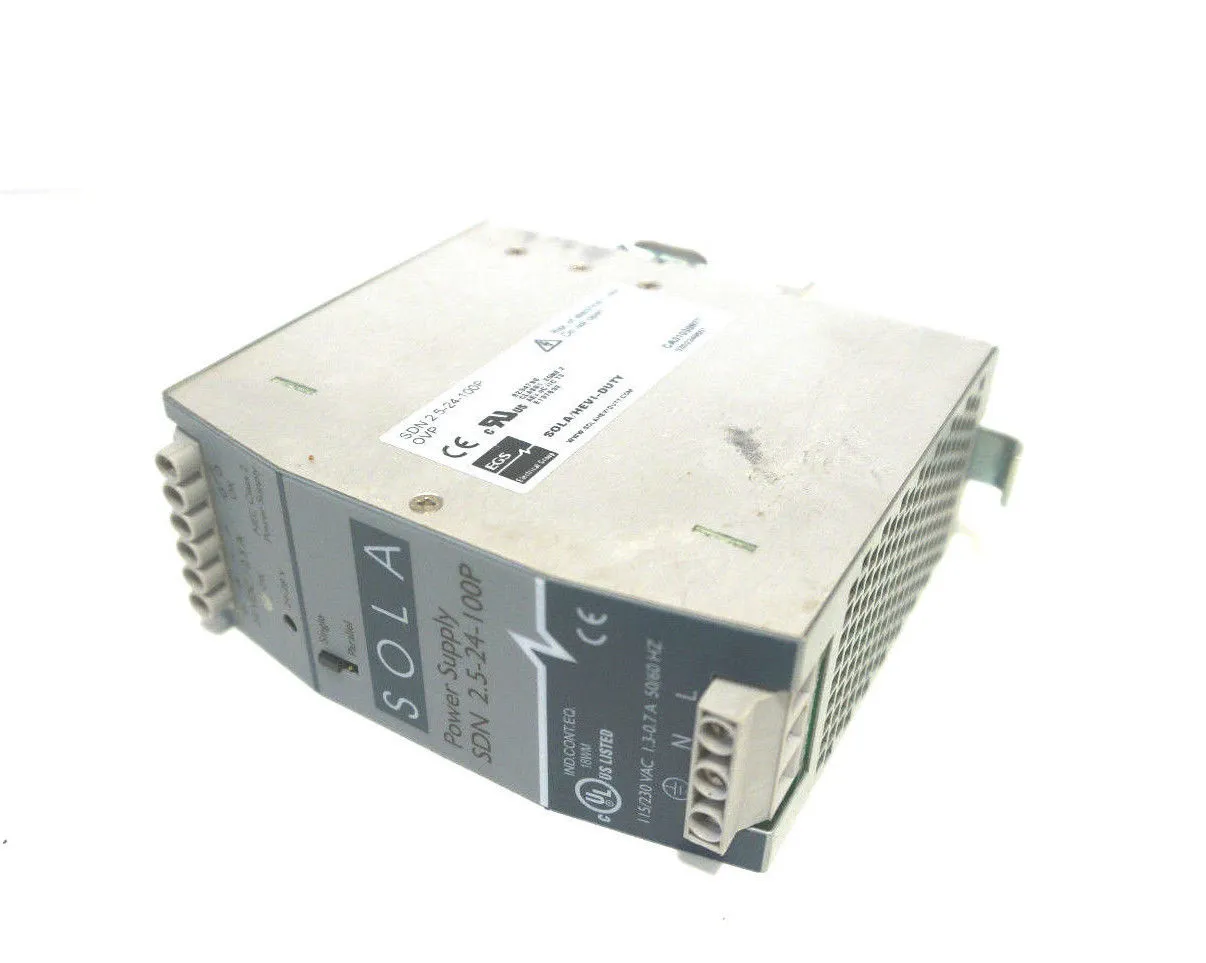 SOLA ELECTRIC SDN 2.5-24-100P POWER SUPPLY SDN2524100P