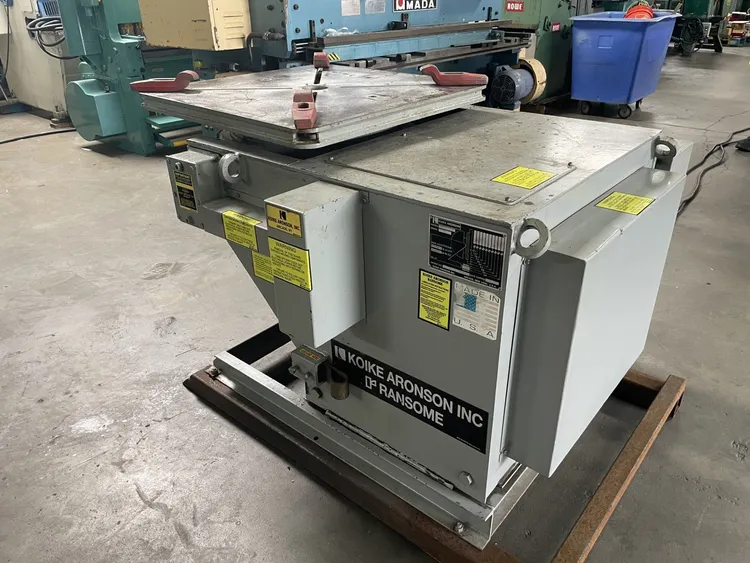 Used KOIKE ARONSON HD-25VF Welding Positioners California US | Wheeler Machinery Sales #1408623