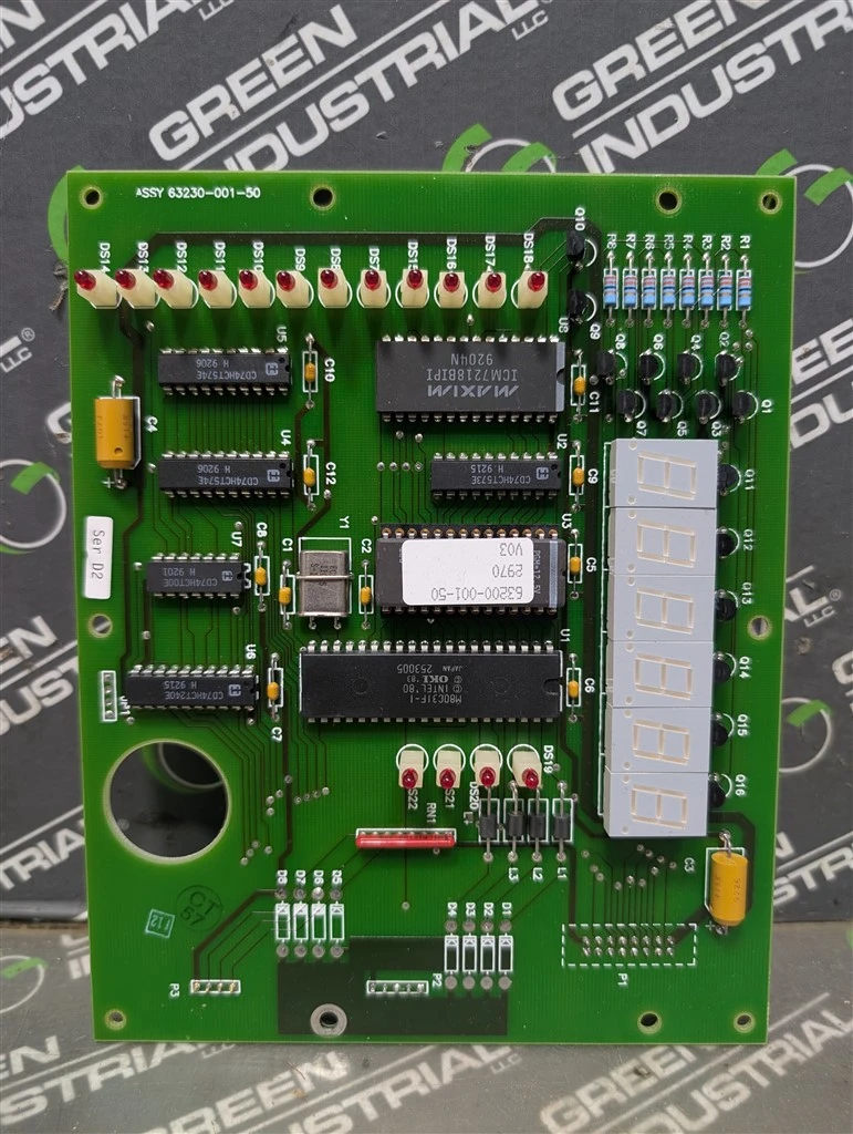 Square D 63230-001-50 PowerLogic Circuit Monitor Control Board Series D2 Used