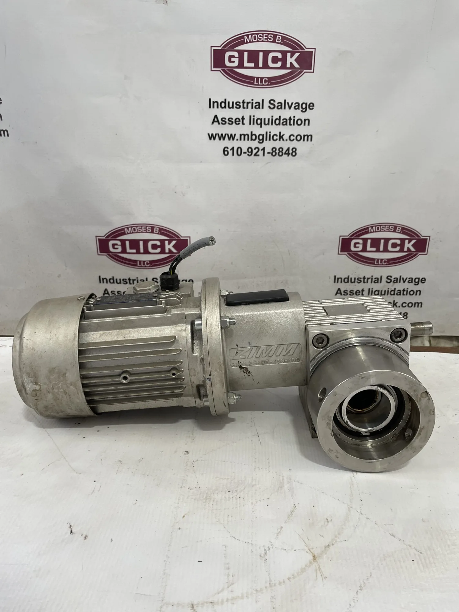 ZIMM SHZ-25-MF-160-150 0.25kW Gear Drive/Speed Reducer 1350/1650RPM 3PH