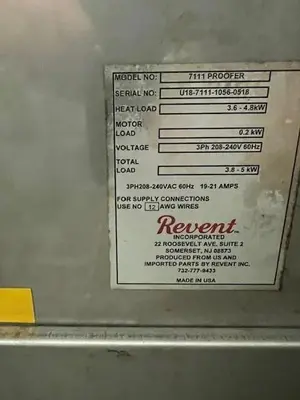 USED REVENT 7111