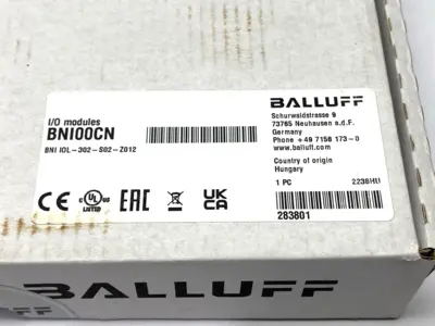 NEW BALLUFF I/O LINK SENSOR ACTUATOR JUNCTION HUB BNI00CN