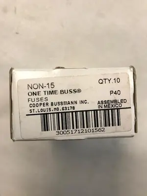 USED COOPER BUSSMANN NON-15