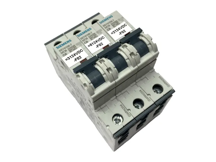 Used SIEMENS MINIATURE CIRCUIT BREAKER 1-POLE 6A 230/400V Circuit Breakers | Maverick Industrial Sales #1105951