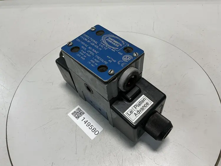 Used CONTINENTAL HYDRAULICS VS12M-3F-GB-60L-H Valves/Fittings Michigan US | Ideal Machinery #691311