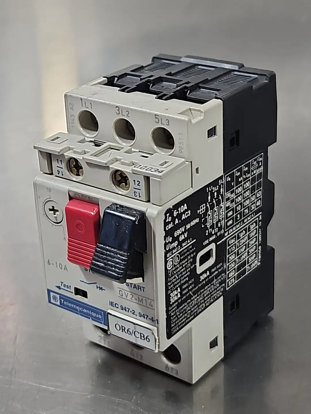 Telemecanique GV2-M14 Motor Circuit Breaker loc4C33