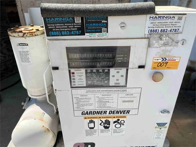 Used 2009 GARDNER DENVER EBH99G Rotary Screw & Sliding Vane Air Compressors California US | MachineryMax #1384855