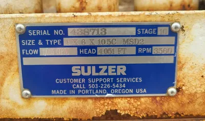 NEW SULZER BINGHAM 4X6X10.5C MSD2