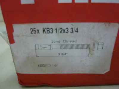 NEW HILTI KB3 1/2X3 3/4