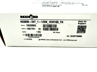 NEW REXNORD SPROCKET