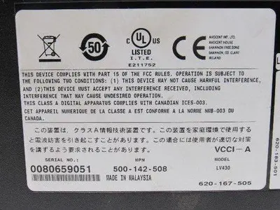 Avocent 500-142-508 Longview KVM Extender Transmitter