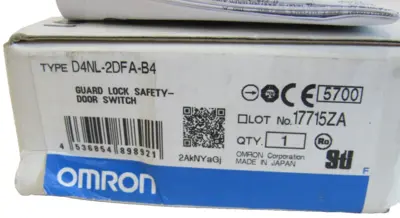 NEW OMRON D4NL-2DFA-B4 SAFETY SWITCH D4NL2DFAB4