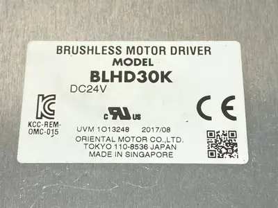 USED ORIENTAL MOTOR BRUSHLESS MOTOR DRIVER 24VDC
