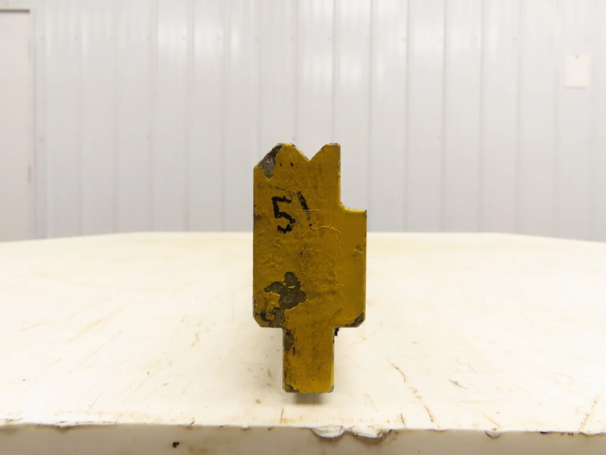 Press Brake Die 51" Long 90° V 5/16" W 1/8" D 1-3/4" H 1/2" Tang