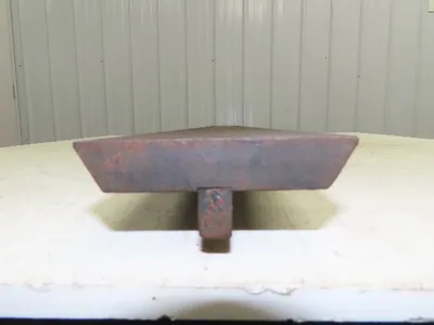 Press Brake Die 93-1/16" Long 3-31/32" Flat 3/4" Thick 60° Edge 1/2" Tang