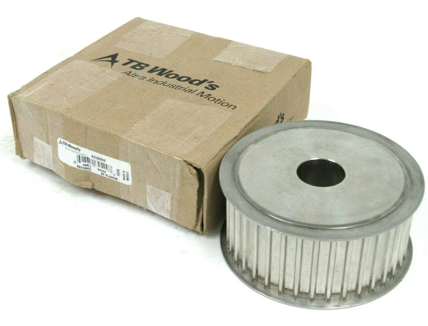 NEW TB WOODS 8S38MM 8SX38MM SF FLANGE