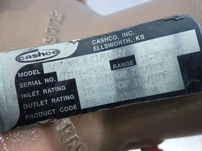 Used CASHCO 3/4NPTDCI/CI/S2/ Pumps Ohio US | HGR 24 #776458