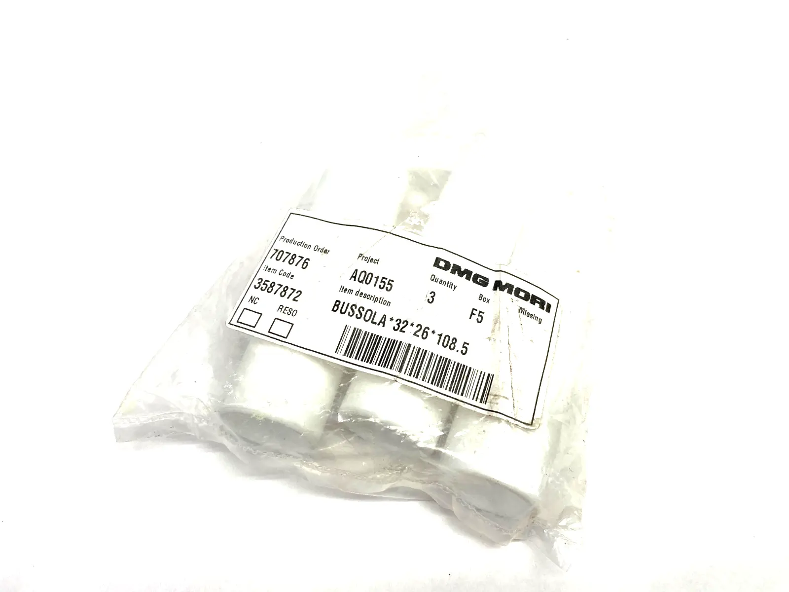 NEW DMG MORI PLASTIC TUBE 32X26X108.5