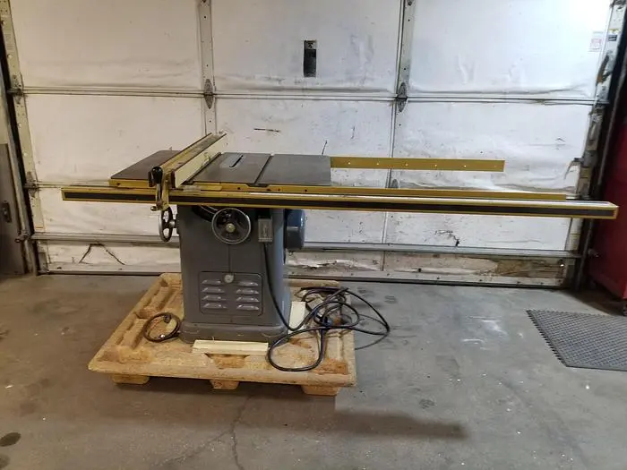 Used 1962 ROCKWELL 34-450 Woodworking Table Saws Wisconsin US | John G Weber Co Inc #339549