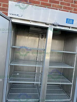 USED VWR GTVWG49FSSA STAINLESS STEEL DOUBLE DOOR FREEZER - 25°C 49 CU, FT.