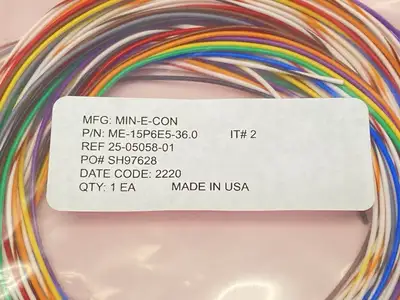 NEW MIN-E-CON CABLE ASSEMBLY