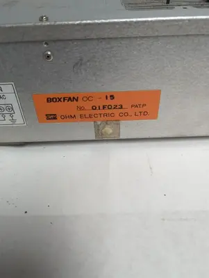 Used OHM ELECTRIC OC-15 Fans Ohio US | Surplus Asset Holdings #1365682