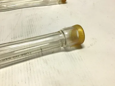 Glass Test Tube No S&K 1/2-37-G-10 (Lot of 5)