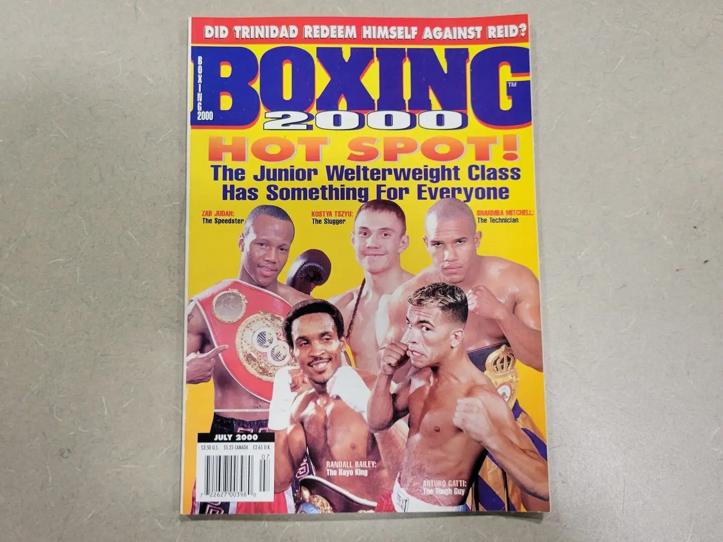 USED BOXING JULY 2000