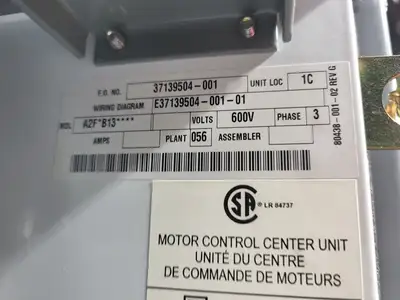 USED SQUARE D MODEL 6