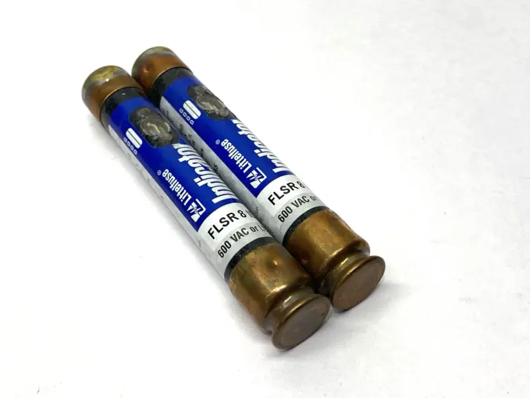 Used LITTELFUSE INDICATOR FUSE DUAL ELEMENT TIME DELAY CLASS RK5 8A LOT OF 2 Fuses Michigan US | Maverick Industrial Sales #1090203
