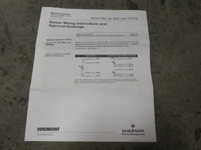 Rosemount 248HAI5U2XA PT100_385 3 Wire Temperature Transmitter New NIB