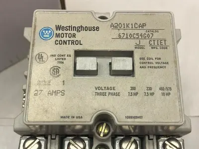 Used WESTINGHOUSE A201K1CAP Miscellaneous Equipment (Electrical & Power) | Surplus Asset Holdings #1202974