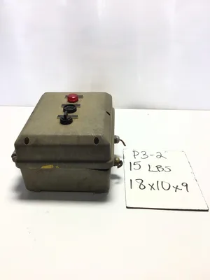 Vintage Industrial Alarm Control Box w/ Strobe Light & Siren