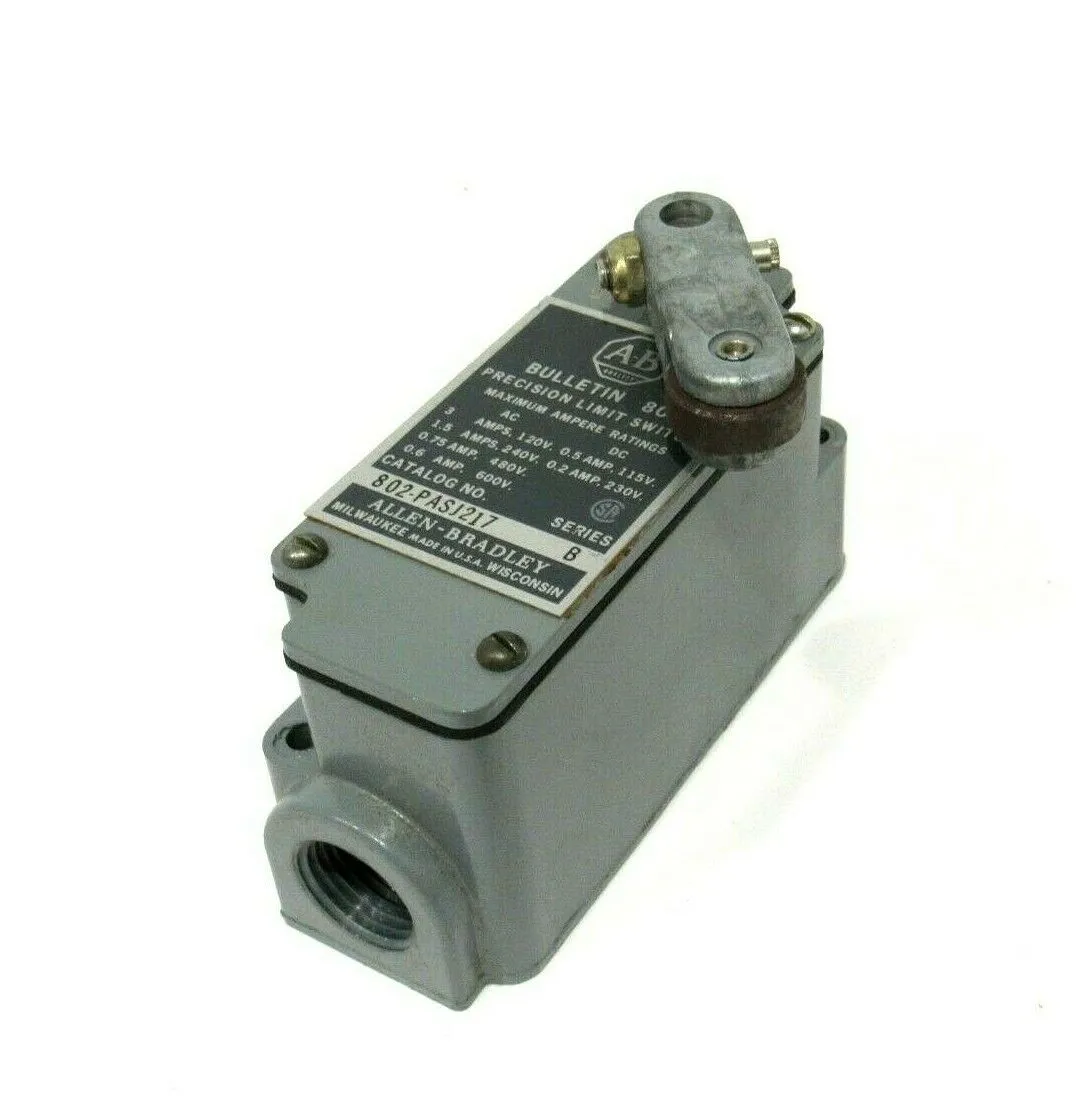 NEW ALLEN BRADLEY 802-PASJ217 LIMIT SWITCH SER.B 802PASJ217