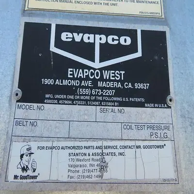 USED 2010 EVAPCO AT 112-418