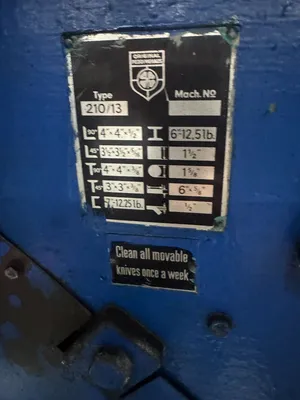 PEDDINGHAUS 210 SUPER 13 Fabrication & Sheet Metal | Bowland Trading Ltd (23)