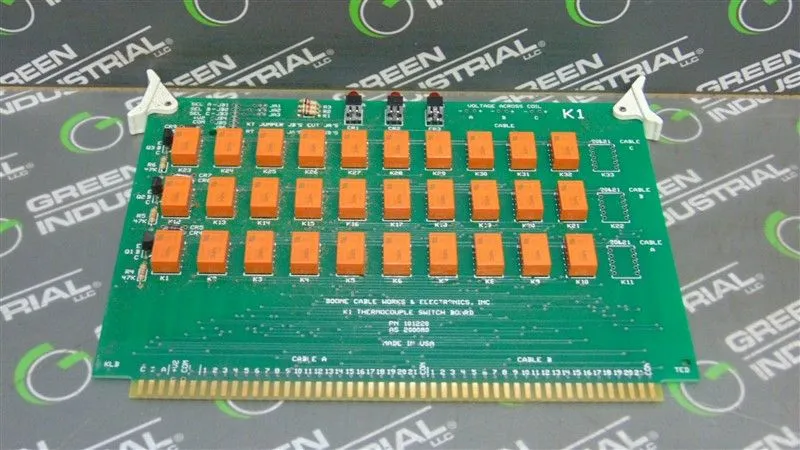 Boone Cable Works & Electronics 101220 K1 Thermocouple Switch Board 200080 Used
