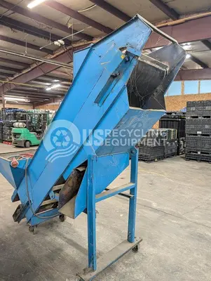 Unknown Manufacturer Used 150HP Granulator with Conveyor