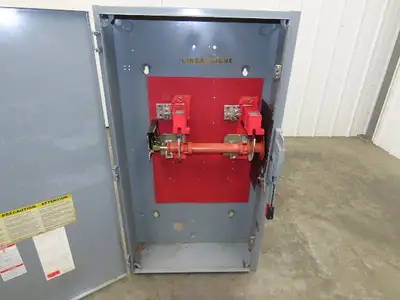 Square D HU265 Safety Disconnect Switch 400A 600V 2 Pole Non Fused Single Phase