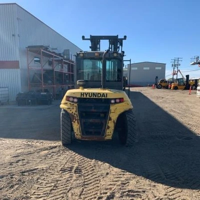 Used 2017 HYUNDAI 80D-9 Internal Combustion Forklifts: Pneumatic Tire Saskatchewan CA | Leavitt Machinery #1443684