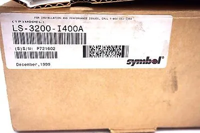 NEW SYMBOL TECHNOLOGIES LS-3200-I400A BARCODE SCANNER LS3200I400A