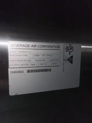 Used BEVERAGE-AIR HBR49HC-1-G Display Refrigerators Florida US | BAM Discount Restaurant Equipment #1393593