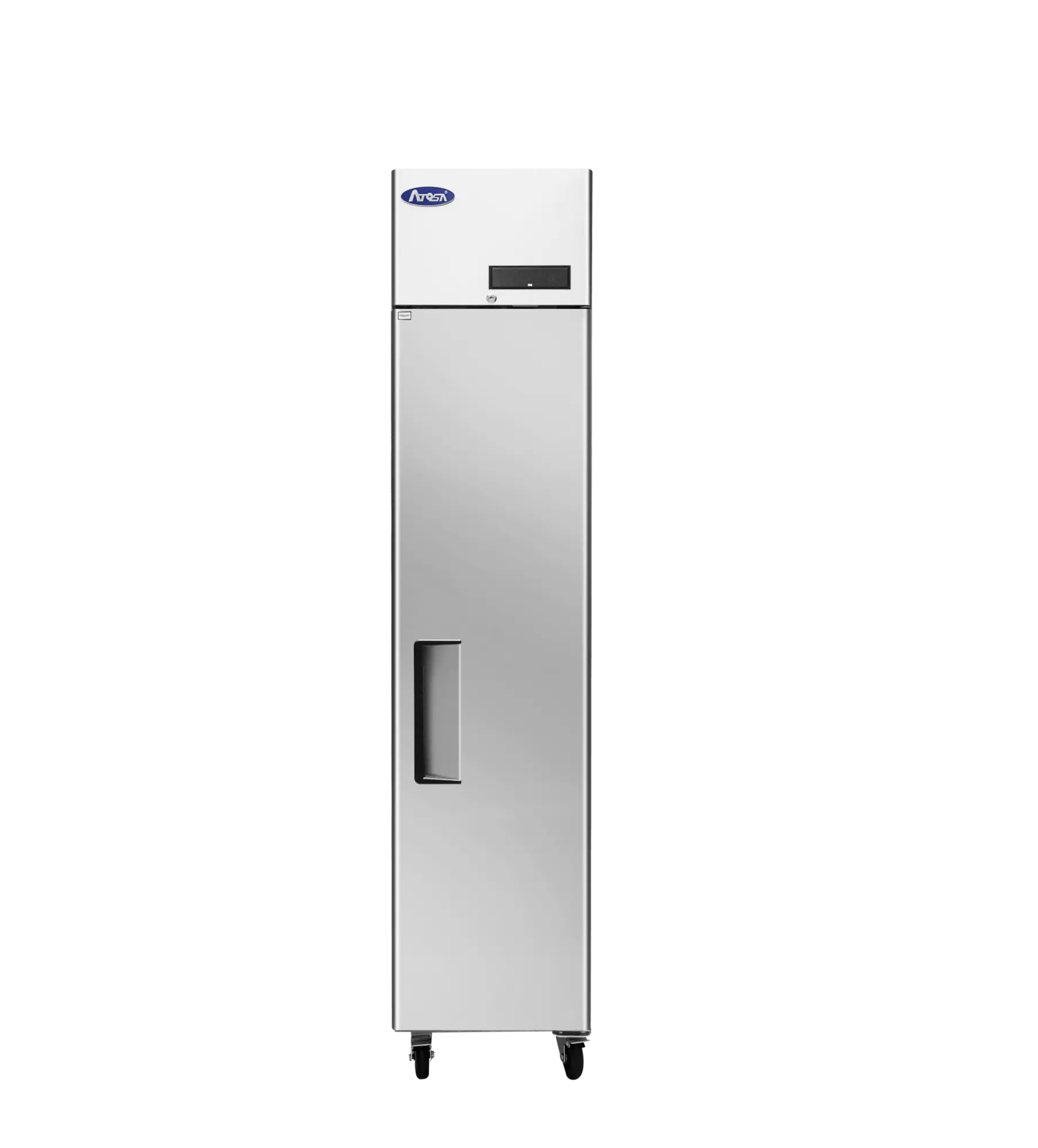 New | in-Stock Atosa New Atosa MBF15RSGR Top Mount Slim One (1) Door Reach-In Refrigerator Refrigerators Illinois US | Falcon Restaurant Supply #1375636