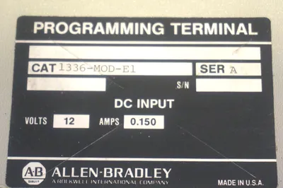 USED ALLEN BRADLEY 1336-MOD-E1 PROGRAMMER 1336MODE1