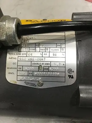 USED BALDOR KM3454