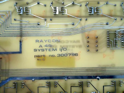 USED RAYCON 300796 I/O BOARD A-46 REV.B