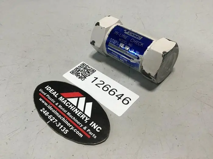 Used TOKIMEC DT8P1-03-20-JA-20 Valves/Fittings Michigan US | Ideal Machinery #593477