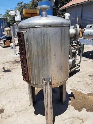 Tank, 50 Gallon, 316 Stainless Steel, 60 PSI, CE Howard #S744707